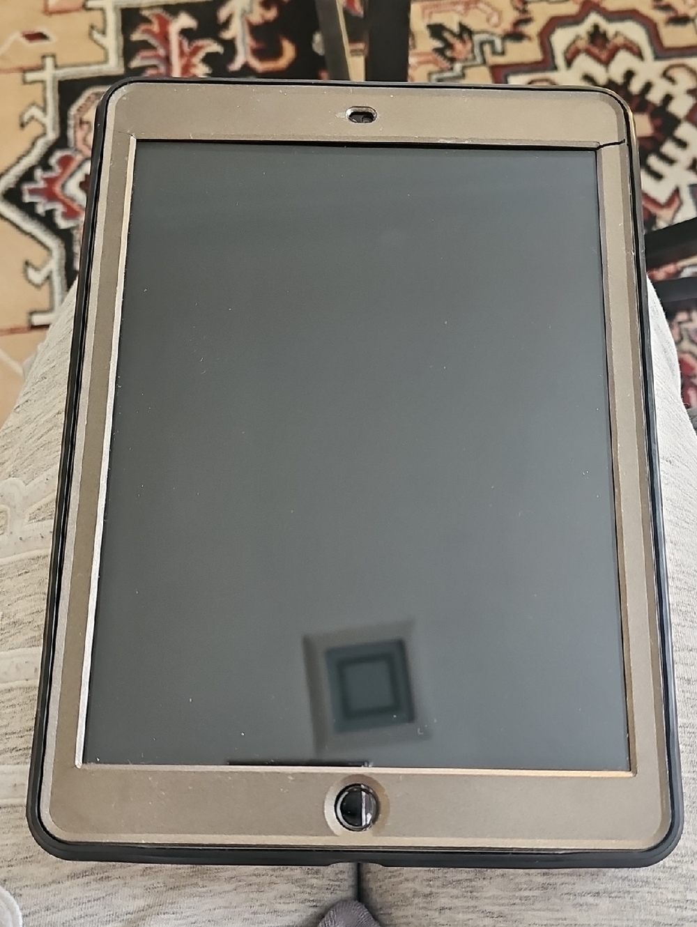 Apple Gold and Black Tablet with Front Camera